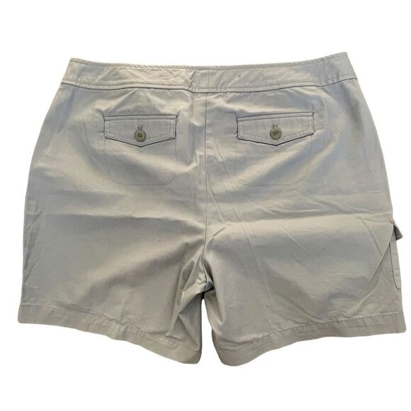 Izod ~ Lt Grey Womens Shorts ~ size 14 - Picture 6 of 12